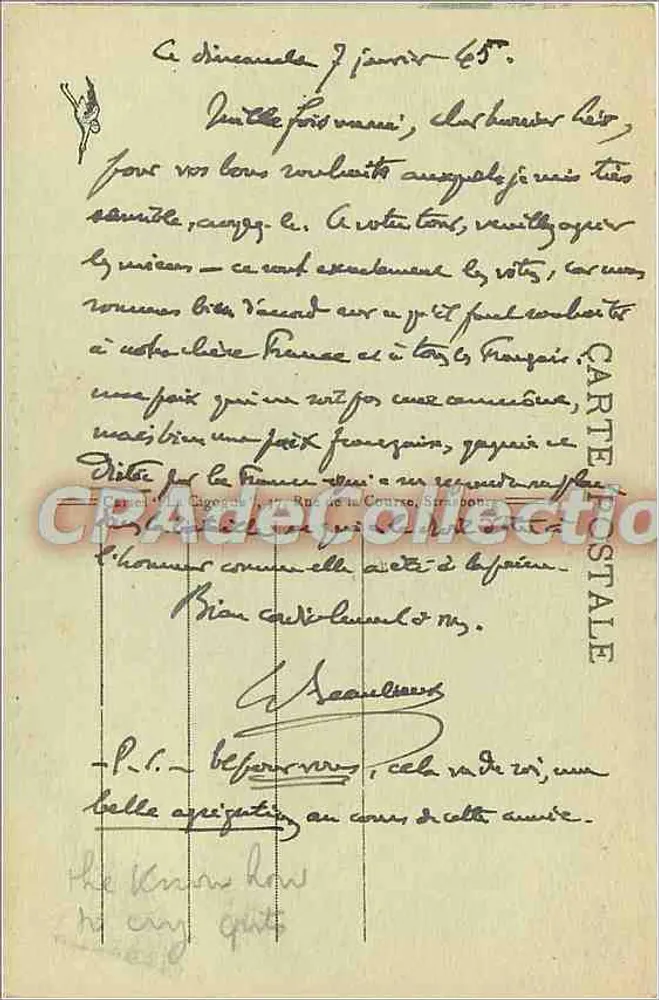 Straßburg - Die Kathedrale - Die Weisen Jungfrauen — anonymer Verleger, Nr. 506 - Rückseite