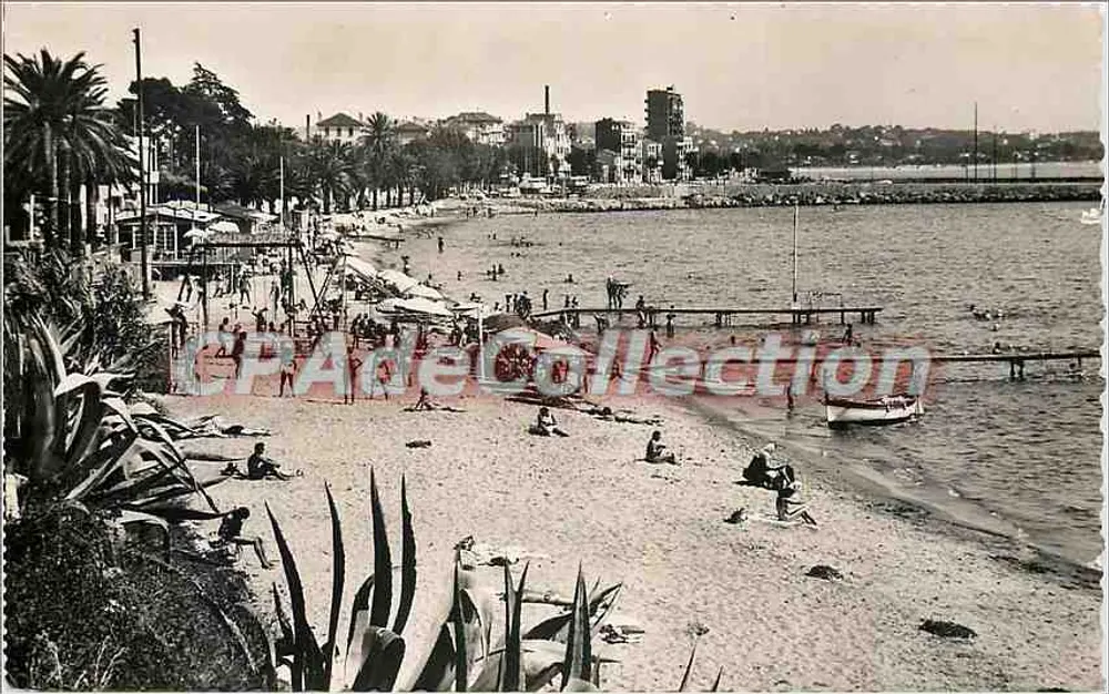 Golfe-Juan — Allgemeiner Blick auf den Strand — Les Editions FRANK, Tarréwitz - Vorderseite