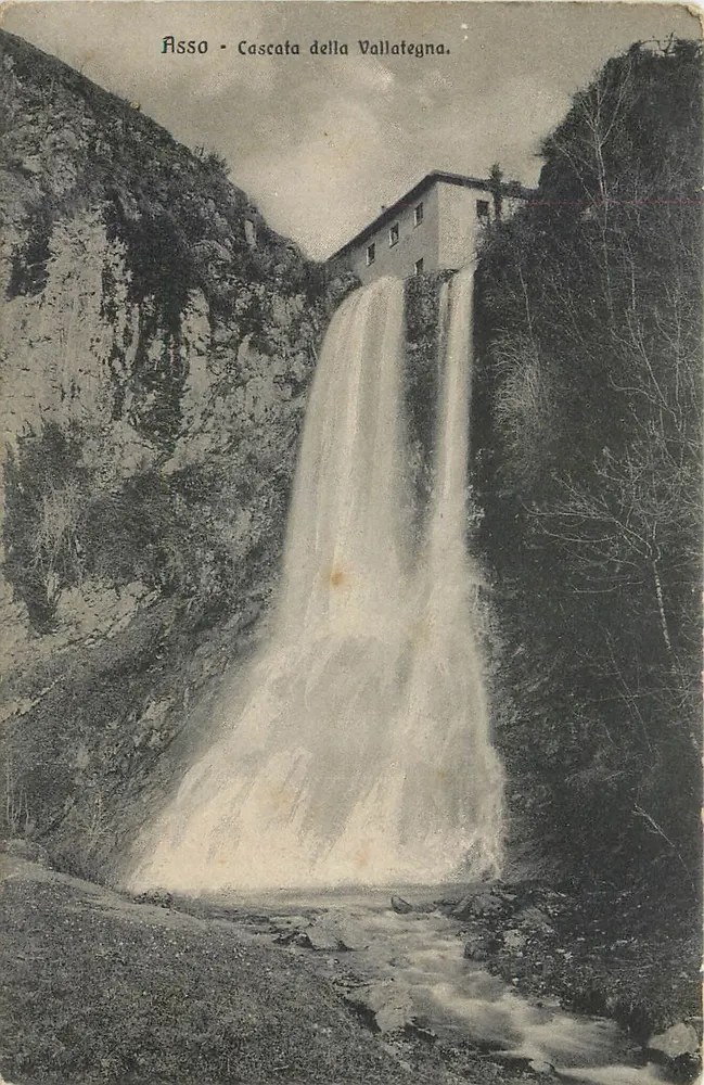 Assso - Cascata della Vallategna — éditeur A. Gaiti - Awers