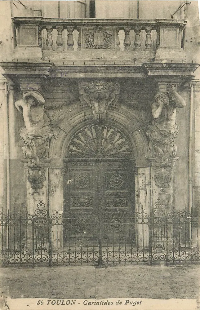 Toulon - Cartatides de Puget — editor desconhecido, n° 86 - Frente