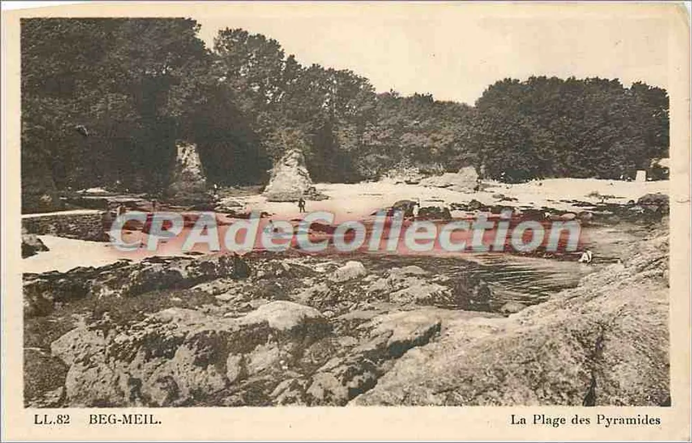 A Praia das Pirâmides — Beg-Meil — C.A. dos Aits Fotogênicos - Strasbourg-Schiltigheim - Frente