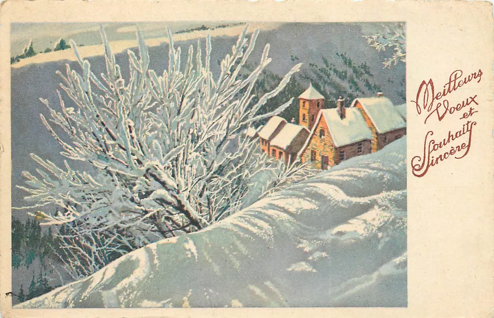 Winterlandschaft mit Schnee — Superluxe-Paris-Ausgabe, Nr. 147 - Vorderseite