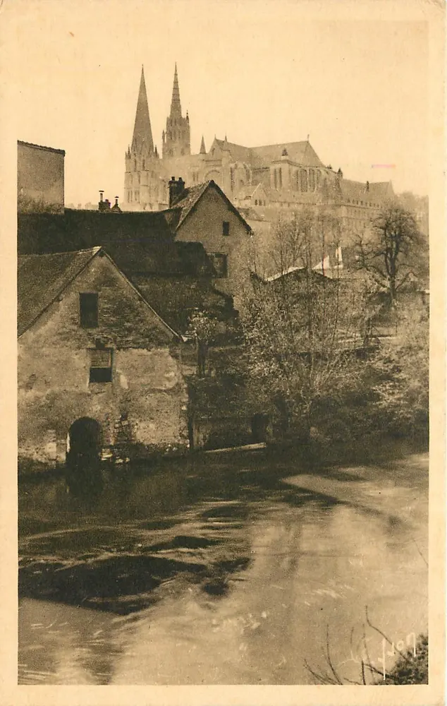 Chartres (Eure-et-Loir) — Frühlingstag an den Ufern der Eure — Les Éditions d'Art 'CN', Paris - Vorderseite