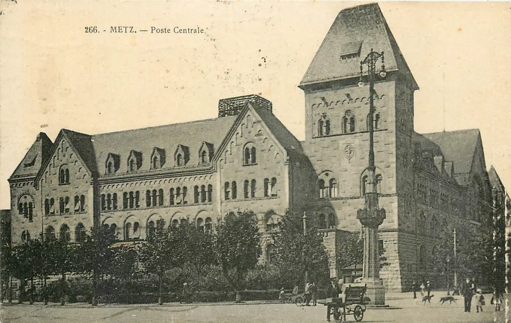 Metz — Posto Central — E. Weber, n°266 - Frente
