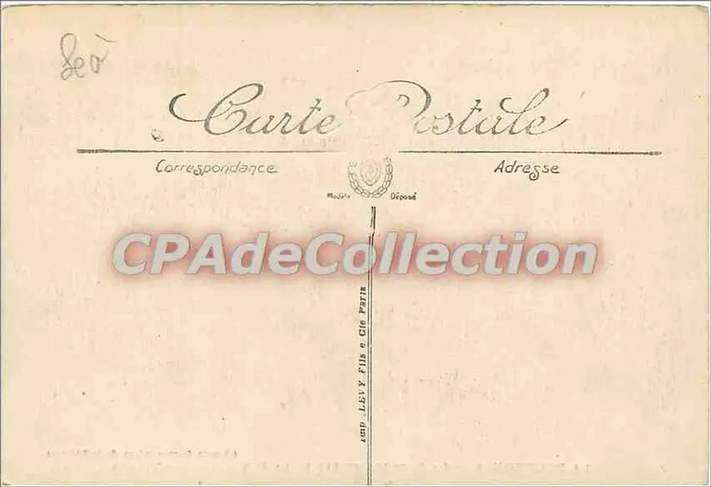 La Bourboule — Quelle Croizat und die Versteinerte Quelle — Librairie Des Anges de la Photo LL - Rückseite