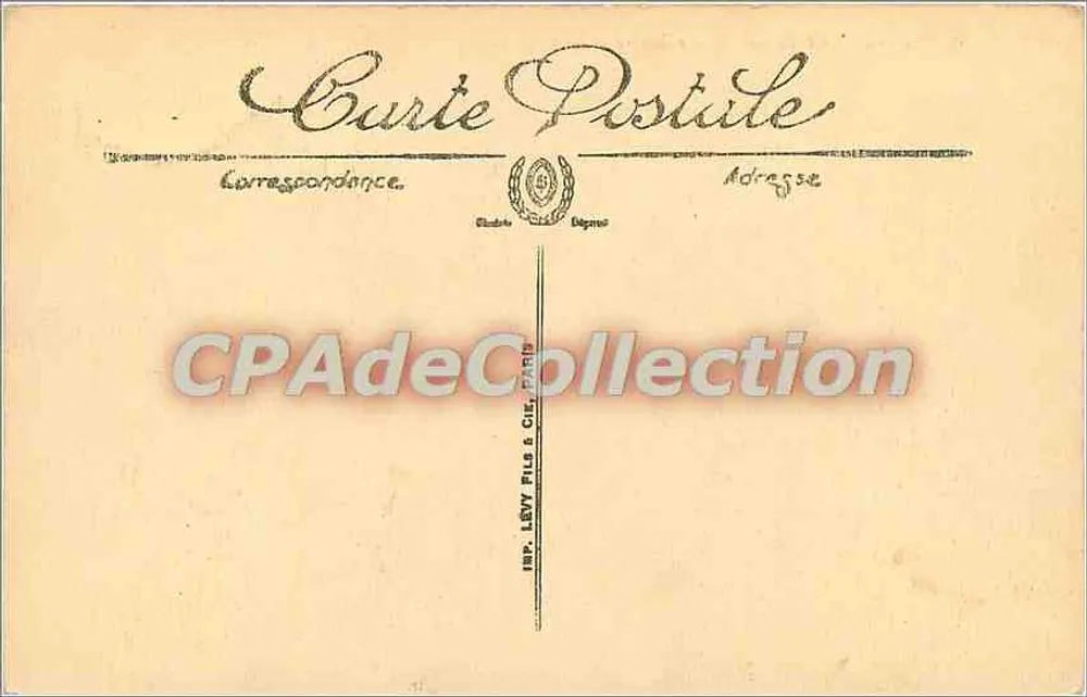 La Bourboule — A Prefeitura e a Correios — LL. - Verso