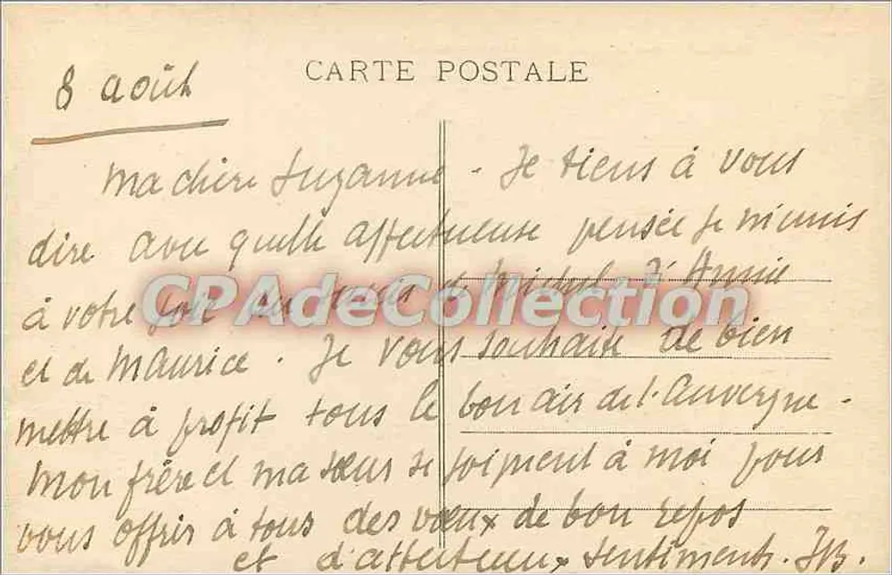 Pequeño Seminario de BEAUPRÉAU — Fachada principal — Imprenta de Beaulieu - Reverso