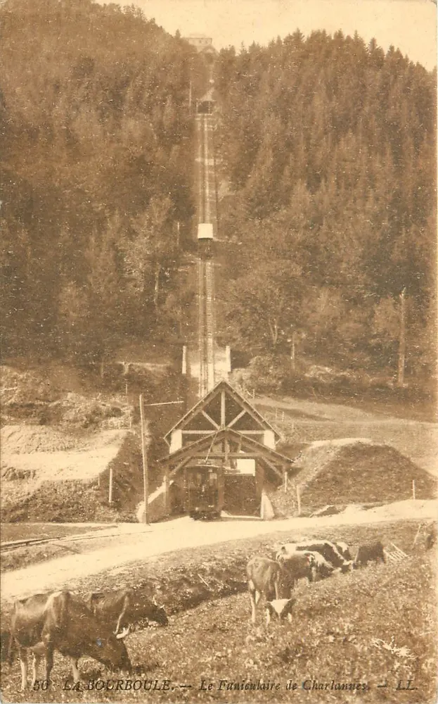 La Bourboule — O Funicular de Charlannez — LL - Frente