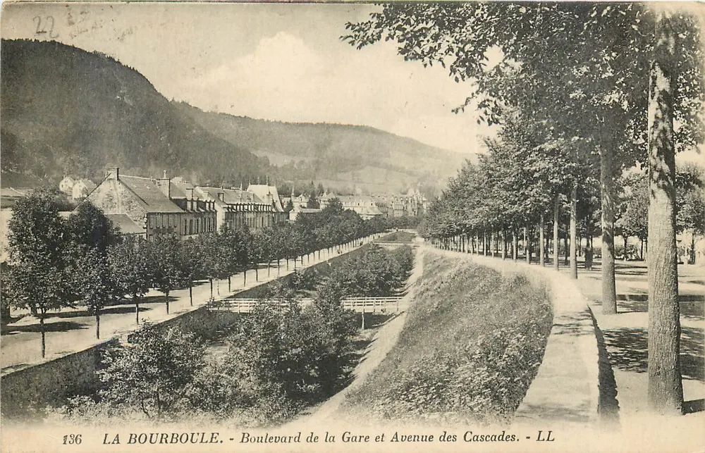 La Bourboule - Boulevard de la Gare und Avenue des Cascades - LL - Vorderseite