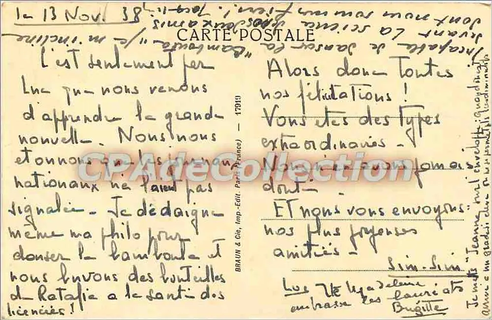 Cézanne — A Árvore e a Casa — Coleção Gaston Bernheim-Jeune - Verso