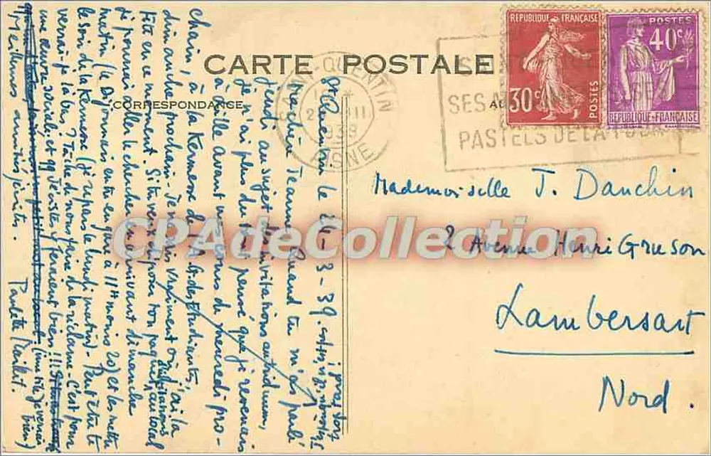 O Pai Emmanuel — Escola de desenho n°25 — J.-E. Bulloz, Editor - Verso