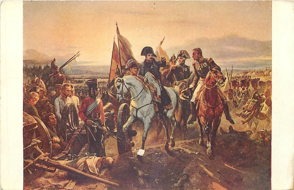 Schlacht von Friedland — 14. Juni 1807 — H. VERNET, pinxit. Musée de Versailles, A.N. Paris, n° 529 - Vorderseite
