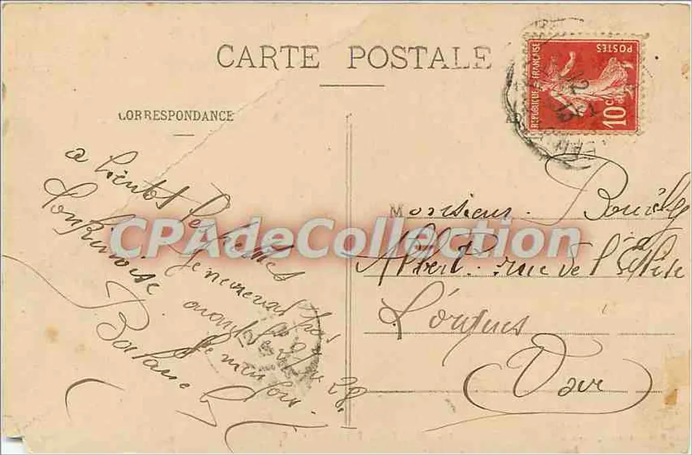 Morteau pitoresca — vista panorâmica — Marine Frères, editores, Morteau, n°70 - Verso