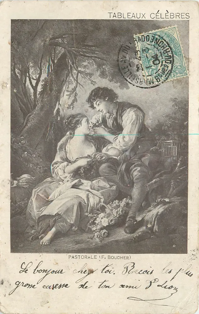 Pastorale — (F. Boucher) — Quadros Celebrados - Frente