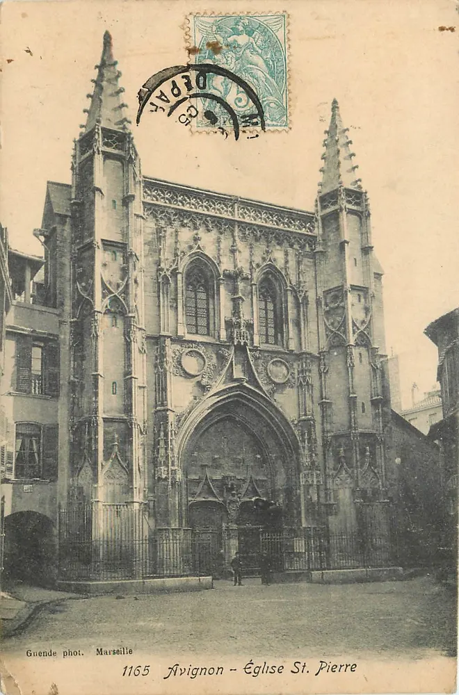 Avignon — Igreja de São Pedro — Guende fot. Marseille 1165 - Frente
