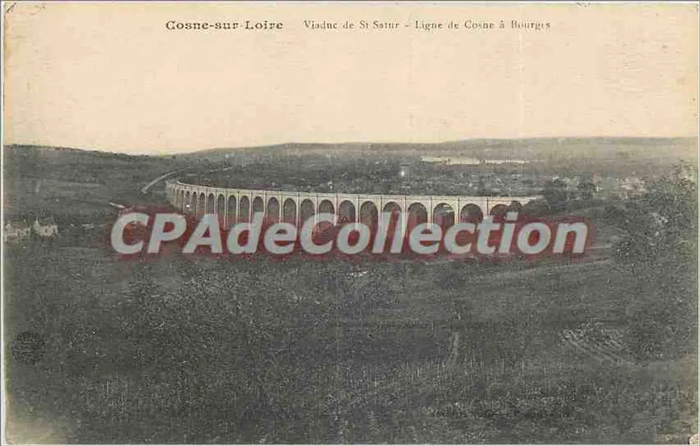 Gosne-sur-Loire — Viaduc de St Satur — Linie von Gosne nach Bourges - Vorderseite