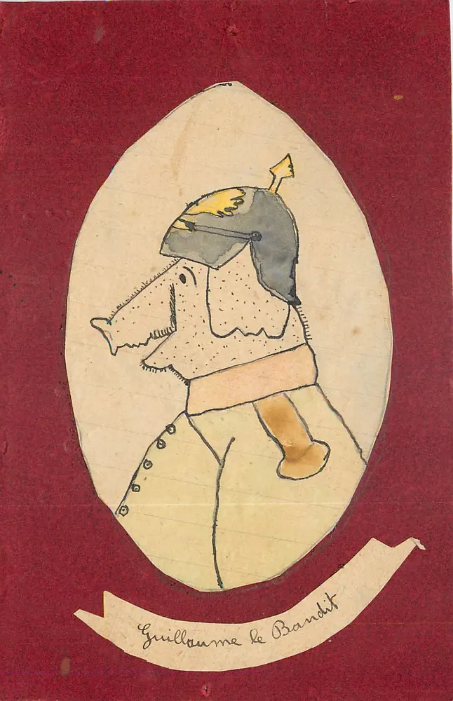 Guillaume le Bandit — ilustração infantil — CPAAdeCollection - Frente