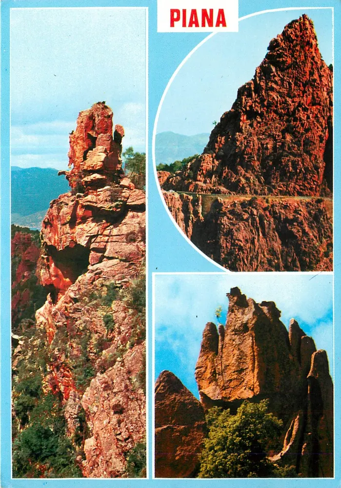 Piana — Calanque de Piana — Edição ROC-E.M. Fabrication Déposée - Frente