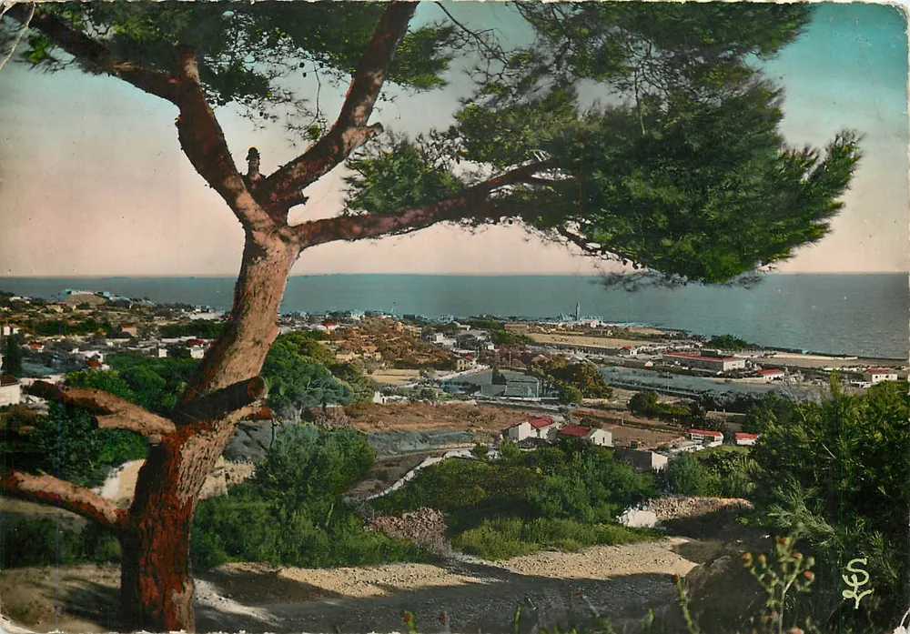 Sete (Hérault) — Vista geral sobre a Corniche — Edições S.L., Lyon, n° 15657 - Frente