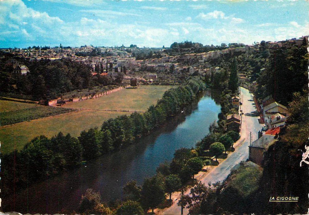 La Cigogne — Poitiers (Vienne) et la route de Paris — Éditions La Cigogne - Recto