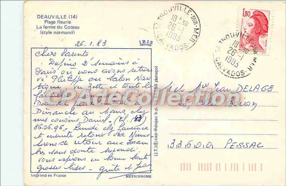 Holzhaus — normannischer Stil — Verlag IRIS - Rückseite