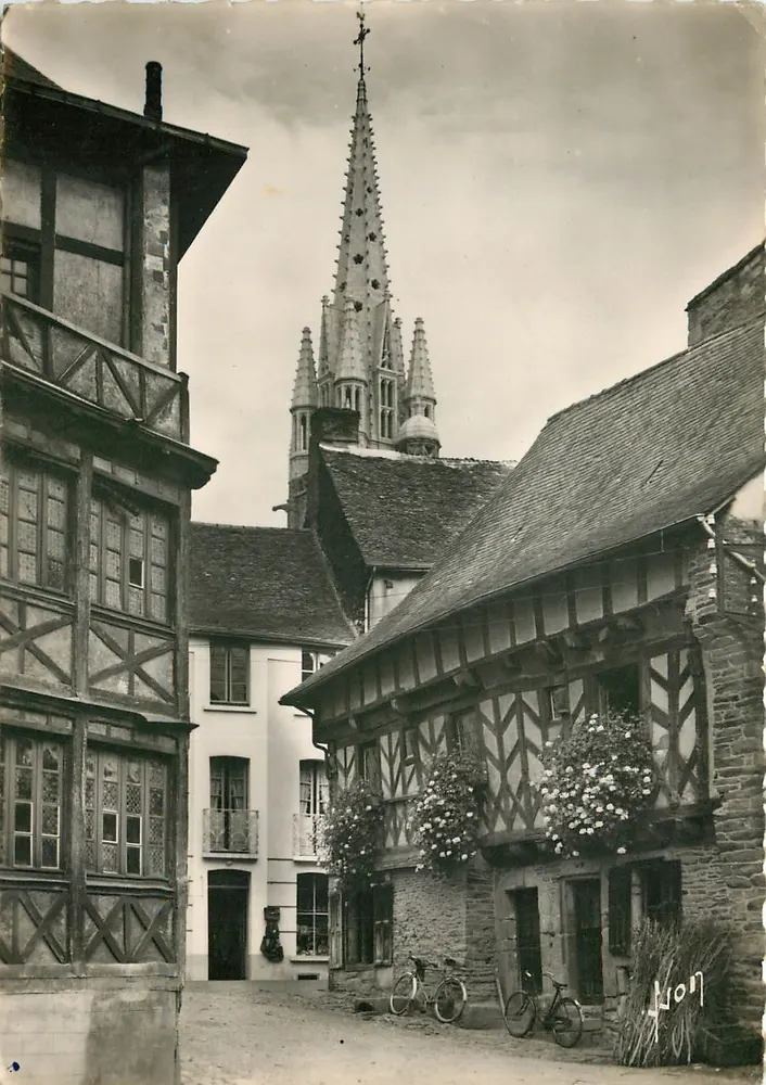 Casas antiguas del siglo XV — Josselin (Morbihan) — Ediciones d'Art Martel, París - Anverso