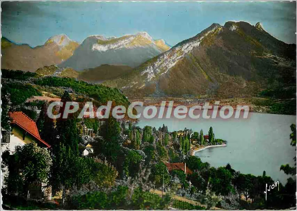 Lac d'Annecy — Menthon et le Massif des Bauges — Les Éditions d'Art Yvon, Paris - Recto