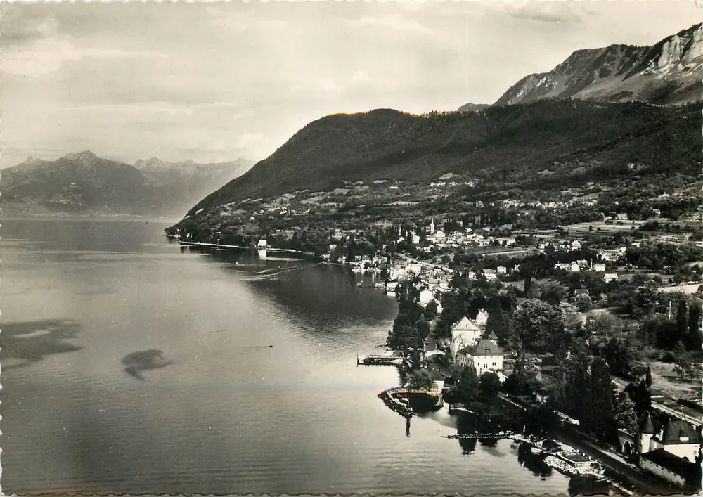 Lugrin-Tourronde (Haute-Savoie) — vue générale des Mémises — Édition Annecy - Recto