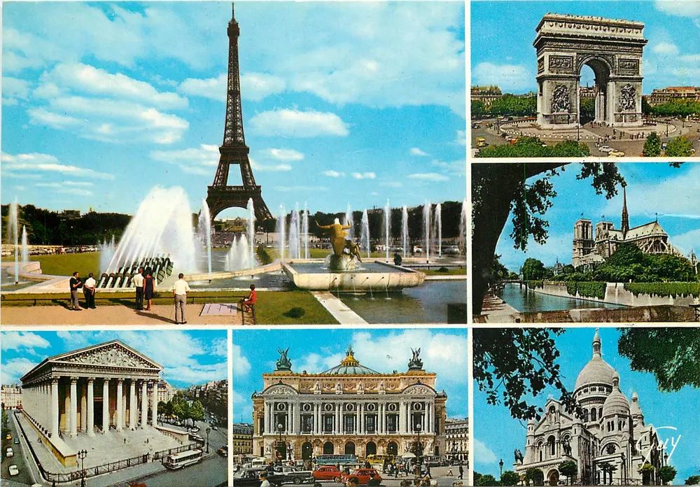Paris und seine Wunder — Panoramablick auf die Denkmäler — Verlag GUY, n° 5413 - Vorderseite