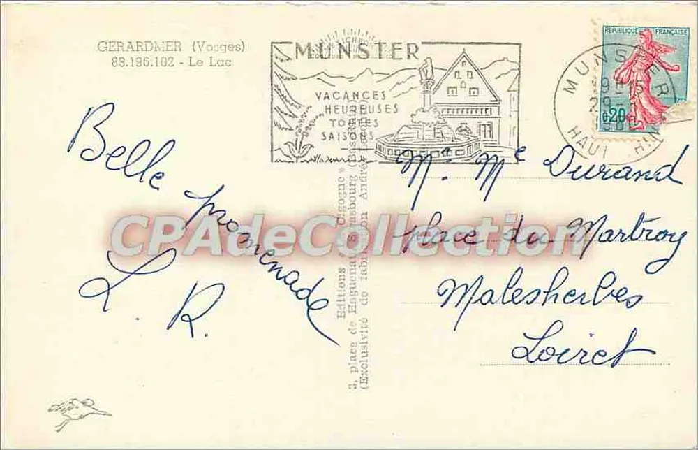 Banho no lago de Münster — Edições da Cigarrinha — n° 185 - Verso