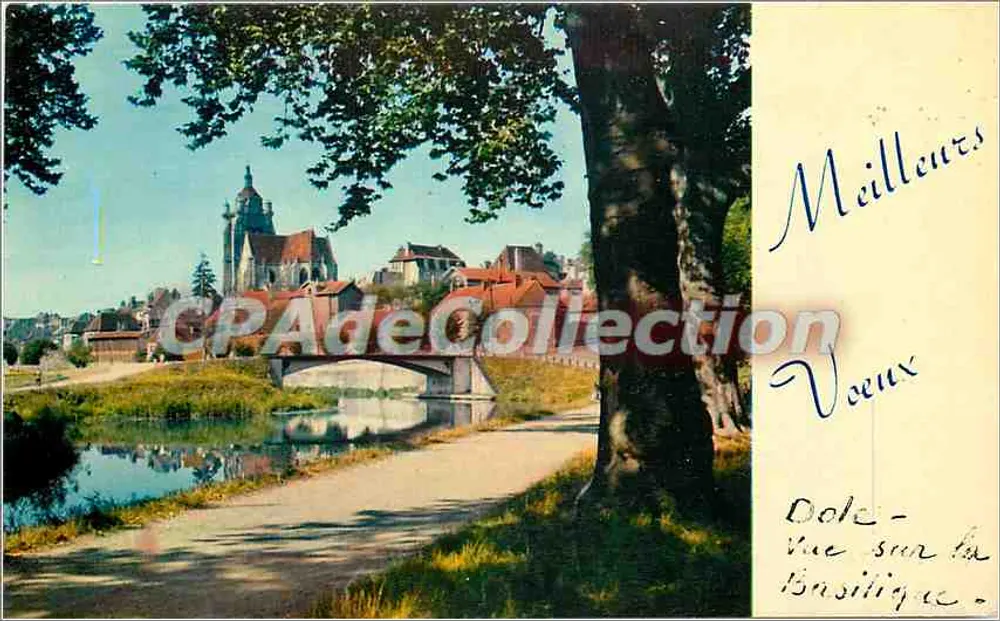 Dole — Widok na Bazylikę — Éditions de l'Est - Awers