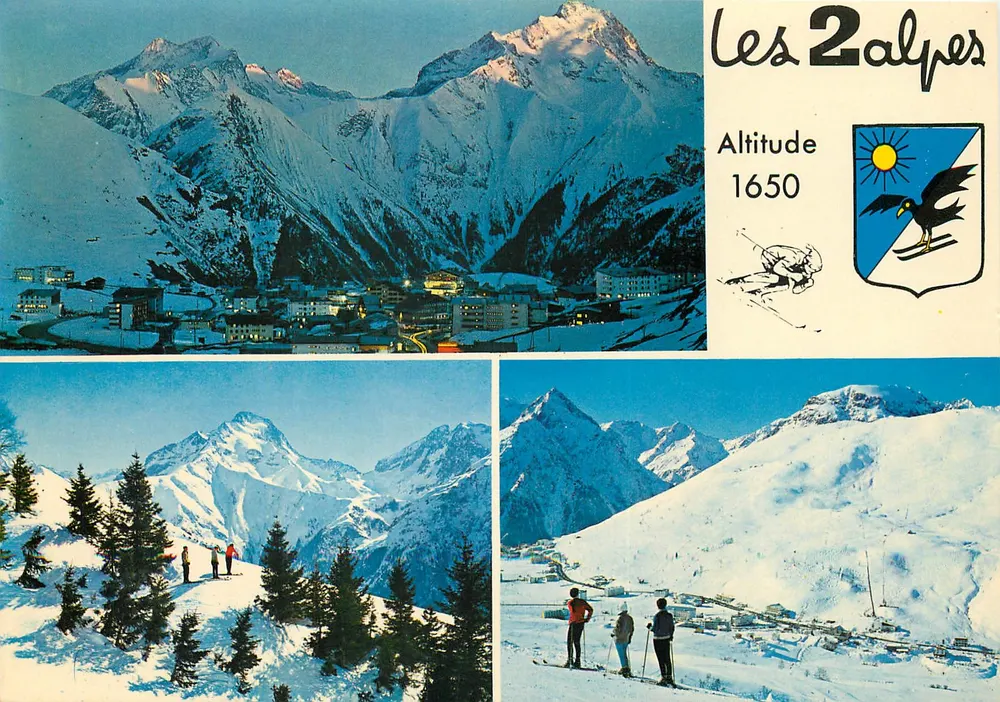 Les 2 Alpes — Höhe 1650 — Verlag SPADEM, Nr. 38 N 26 - Vorderseite