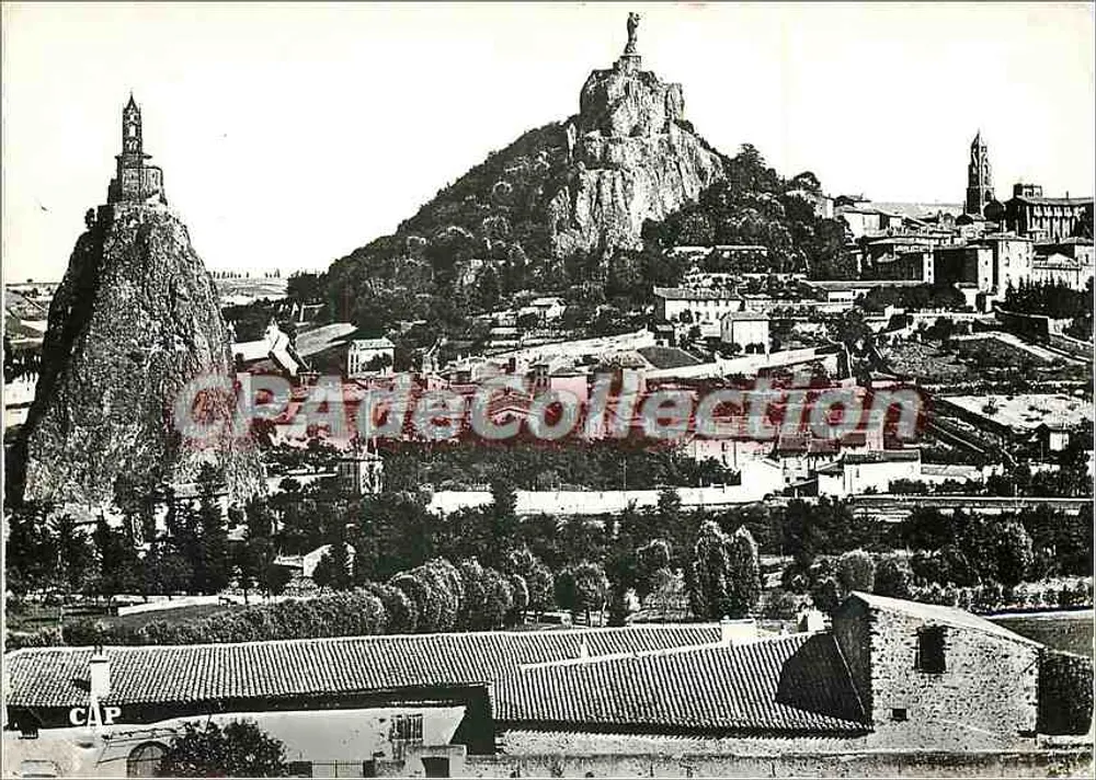 Le Puy — Die Corneille-Felsen und die Basilika Saint-Michel d'Aiguilhe — Réal-Photo, Nr. 164 - Vorderseite