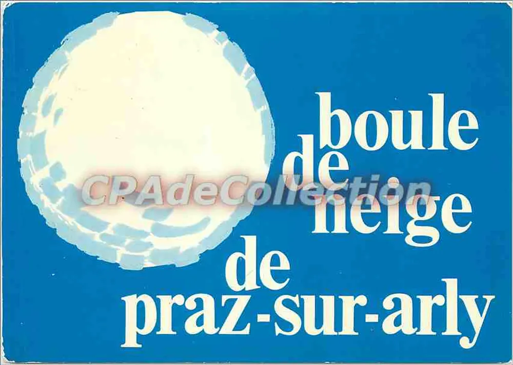 Bola de Neve — Praz-sur-Arly — editor não identificado - Frente