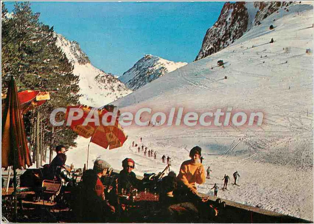 Bareges (H.-P.) — La Terrasse du Chalet — Photo d'ARTYPE - Recto
