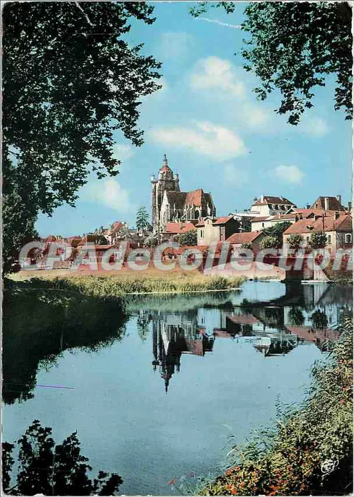 Dole (Jura) — Ponte do Pasquier e a Basílica — Sociedade dos Artes Funcionários - Frente