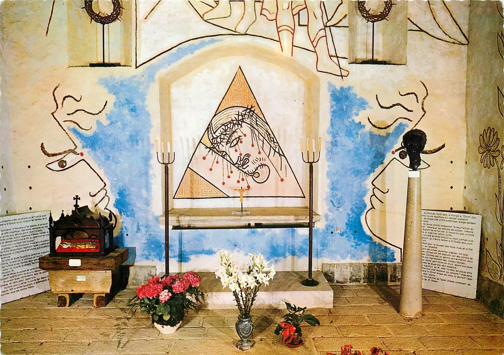 Milly-la-Forêt (91) - Saint Blaise des Simples (O Cristo das espinhas) — Edição Ballerini, Offset - Frente