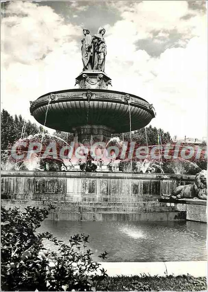 Die Große Fontaine auf der Rotunde — Aix-en-Provence (Bouches-du-Rhône) — Gesellschaft der Kartenverlag — Nr. 2039 - Vorderseite