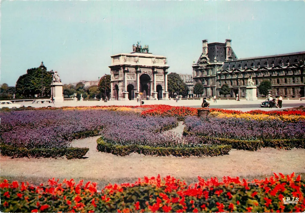 Paris - Der Carrousel - Der Tuileries-Garten — Éditions Iris, n° 516 - Vorderseite