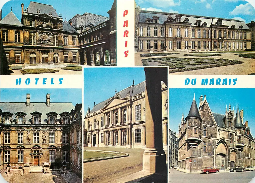 Hotéis do Marais — Paris — Éditions Chantal - Frente