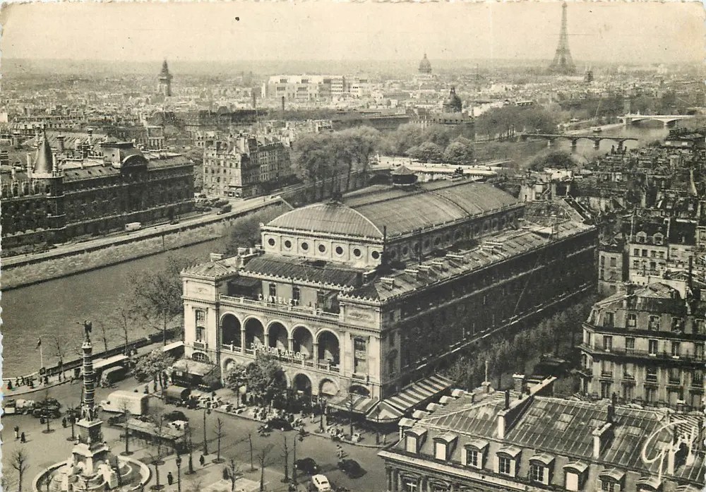 Paris und seine Wunder — Die Place du Châtelet und das Théâtre du Châtelet — Éd. d'Art GUY, Nr. 5.235 - Vorderseite