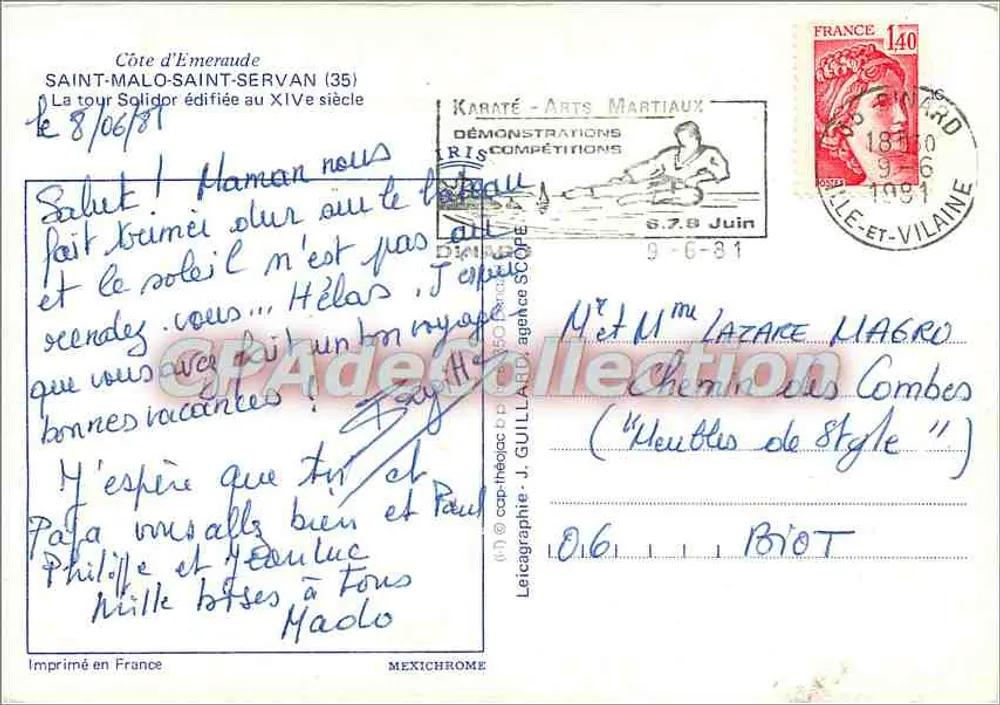 Tour Solidor — Saint-Malo (35) — MEXICHROME - Rückseite