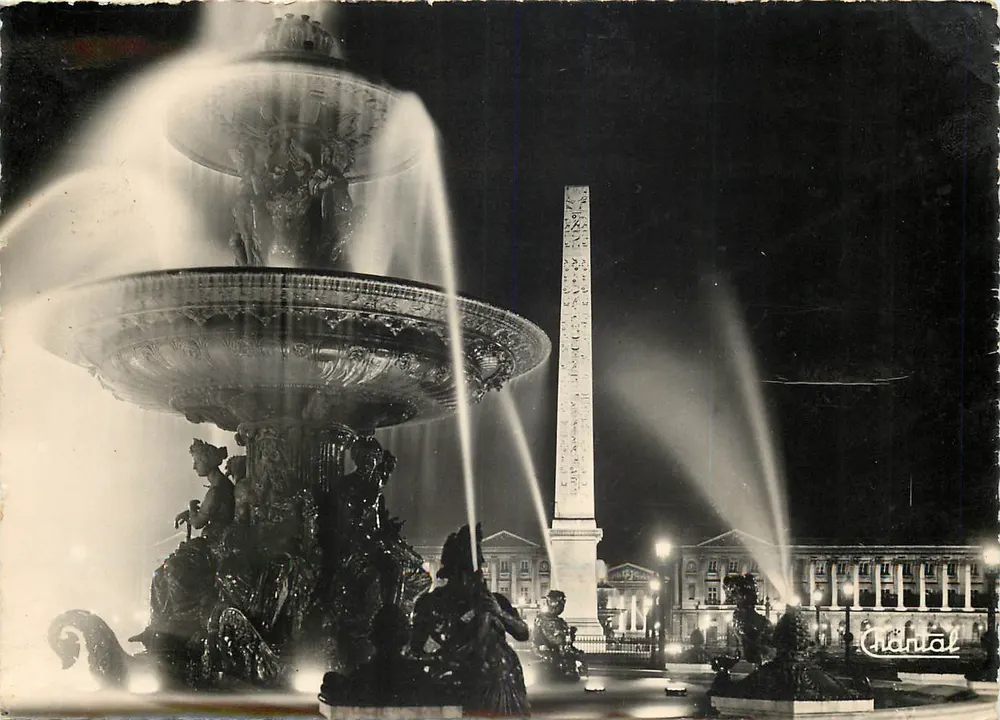 Place de la Concorde — As iluminações — Éditions Chantal - Frente