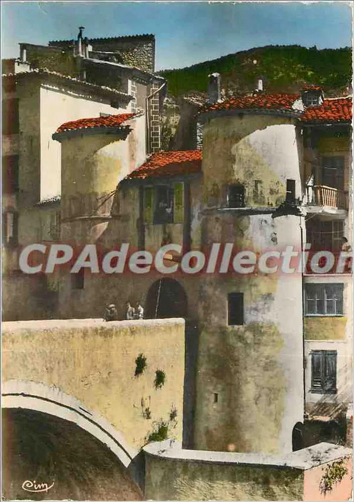 Entrevaux (B. Alpès) — Le Pont-Levis des 16. Jahrhunderts — Comlier Imp. (S.-et-L.) - Vorderseite