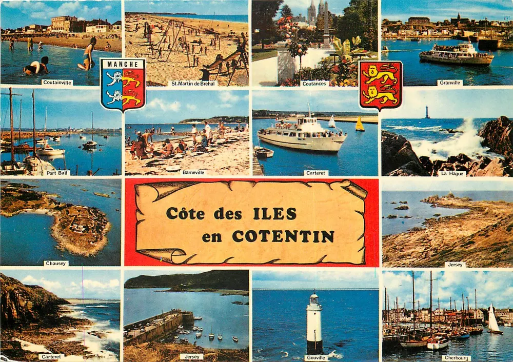 Costa das Ilhas no Cotentin — Manche — editor Artaud Frères - Frente