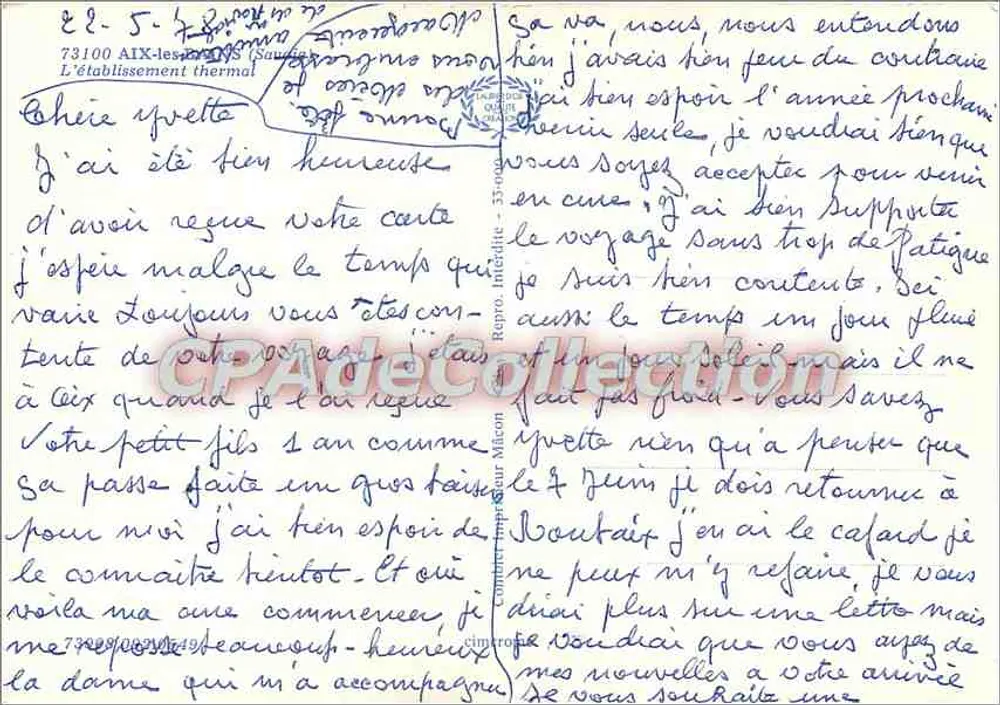 Aix-en-Provence — Hotel de cidade e igreja — editor Cinq - Verso