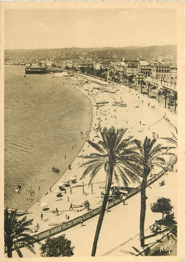 Nice — Quai dos Estados Unidos — editor A.P.A. n°14 - Frente