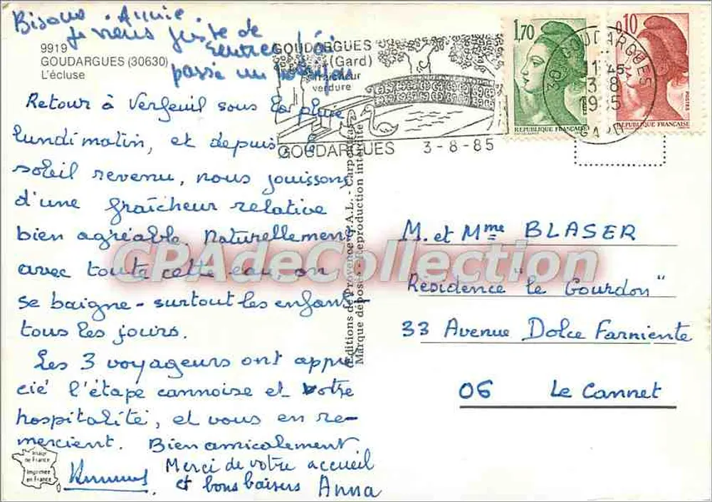 A Eclusa de Goudargues — Goudargues (Gard) — Éditions de Provence - Verso