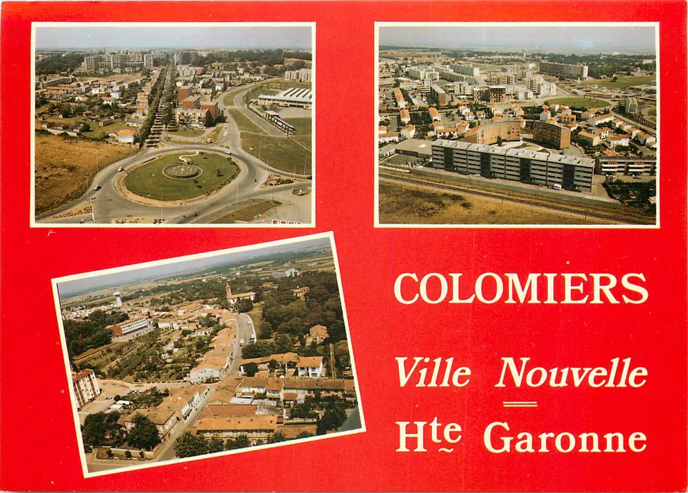 Colomiers — Ville Nouvelle — Hte Garonne — Antike Ansichtskarte, in Frankreich gedruckt - Vorderseite