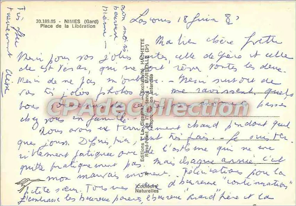 Place de la Libération — Nîmes (Gard) — IA CIGOGNE - Verso